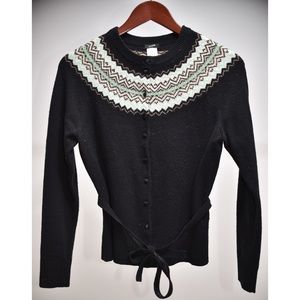 JCrew button down wool sweater